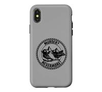 Murder, Nevermore! Crows Funny Raven Literature - TFS Case for iPhone X/XS