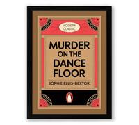 Murder on the Dance Floor Art Deco Framed Wall Art Print A2 (59.4×42cm) Black, Wall Decor for Living Room, Bedroom, Office & Home, Ready to Hang, Art Gift