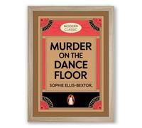 Murder on the Dance Floor Art Deco Framed Wall Art Print A2 (59.4×42cm) Oak, Wall Decor for Living Room, Bedroom, Office & Home, Ready to Hang, Art Gift