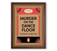 Murder on the Dance Floor Art Deco Framed Wall Art Print A2 (59.4×42cm) Walnut, Wall Decor for Living Room, Bedroom, Office & Home, Ready to Hang, Art Gift