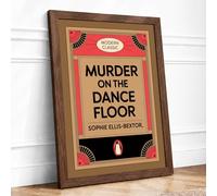 Murder on the Dance Floor Art Deco Framed Wall Art Print A2 Walnut