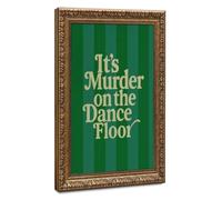 Murder on The Dance Floor Canvas Poster for Dorm Room Decor Gift