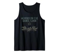 Murder On The Dance Floor Funny Crow Dancing Disco Tank Top