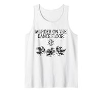 Murder On The Dance Floor Funny Crow Dancing Disco Tank Top