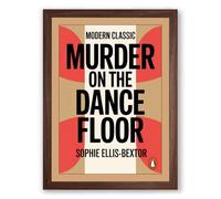 Murder on the Dance Floor Mid-Century Framed Wall Art Print A2 (59.4×42cm) Walnut, Wall Decor for Living Room, Bedroom, Office & Home, Ready to Hang, Art Gift