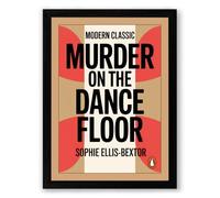 Murder on the Dance Floor Mid-Century Framed Wall Art Print A4 (29.7×21cm) Black, Wall Decor for Living Room, Bedroom, Office & Home, Ready to Hang, Art Gift