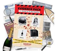 Murder on the Mediterranean - Murder Mystery Game - Cold Case Detective & Crime Investigation - Solve Celebrity Murder on Luxury Cruise Ship - Immersive Evidence Pack with Online Clues - Game Night