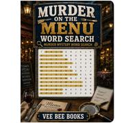 Murder on the Menu for Adults: A Murder Mystery Word Search