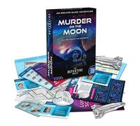 Murder On The Moon - Investigation Detective Board Game Clues/Evidence - Solve the crime - 1 to 4 players