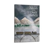 Murder On The Orient Express Literary (1) Art Posters Are Suitable for Decorating Living Room, Bedroom, Study, Restaurant, Corridor, Children's Room, EtcFrame-style 24x36inch(60x90cm)