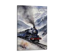 Murder On The Orient Express Literary (2) Art Posters Are Suitable for Decorating Living Room, Bedroom, Study, Restaurant, Corridor, Children's Room, EtcFrame-style 24x36inch(60x90cm)