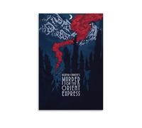 Murder on The Orient Express Movie Poster Poster Painting Canvas Wall Art Living Room Posters Painting 12x18inch(30x45cm)