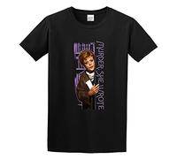 Murder She Wrote Angela Landsbury Men Simple Tshirt Black M