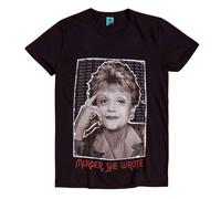 Murder She Wrote Men's T-Shirt in Black | Size: Large Murder She Wrote Black L