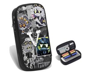 Murder Uzi Drone Pencil Case | Stylish, Practical, and Large Capacity Pencil Pouch | Versatile Storage for Stationery, Toiletries, Makeup, Travel & Office Supplies (Purple-5)