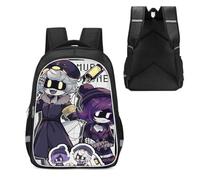 Murder Uzi Drone Rucksack School Bag for Boys Girls | Stylish Waterproof Nylon Rucksack Casual Daypack | Primary Junior High University School Bag Bookbag (Black-3)