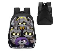 Murder Uzi Drone Rucksack School Bag for Boys Girls | Stylish Waterproof Nylon Rucksack Casual Daypack | Primary Junior High University School Bag Bookbag (Black-2)