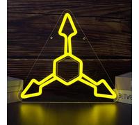 Murder Uzi Neon Sign For Wall Decor Dimmable USB Powered Absolute Solver Neon Light for Gaming Room Man Cave Decor Ideal Monder LED Light for Fans(13.2 * 11.5inch)