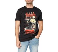 Murderdolls Black Cotton 80s Horror Poster Logo Text Crew Neck Short-Sleeved T-Shirt Size M