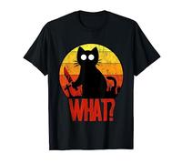 Murderous Black Psycho Cute Cat What Knife Christmas Gift T-Shirt