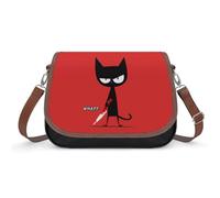 Murderous Cat Travel Crossbody Bags for Women Shoulder Handbags with Adjustable Strap Satchel Purse