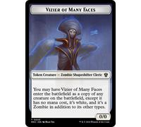 Murders at Karlov Manor Commander - Vizier of Many Faces Token | Murders at Karlov Manor Commander