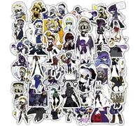 Murders Drones Stickers, 60 Pcs Cyn Uzi Figure Vinyl Waterproof DIY Sticker Decals for Party, Water Bottle Scrapbook Laptop Skateboard Computer for Teens Students