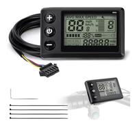 MurDvll Electric Bike LCD Display S866 for Ridstar Q20 H20 H26 Pro E-Bike | E-Bike LCD Screen for Ridstar Q20 24V 36V 48V Waterproof Speedometer Meter with Backlight for 22.2mm/0.9in Handlebars