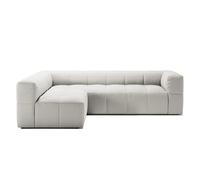 Mure 3-Seater Sofa with Open End Left Steam/White