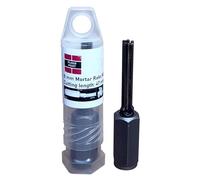 MurerPoint 3 Cutter Masonry Chisel Mortar Rake - 8mm | TCT Chisel Mortar Masonry Joint Raking Router with 47mm Cutting Depth | Repointing Raker Tool For Fast Removal Of Old Mortar & Brickwork Pointing