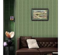 Murgall 3D Rococo Peel and Stick Wallpaper Green 44x508cm 1 Roll