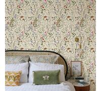 Murgall Blooming Peel and Stick Wallpaper Yellow 44x508cm 1 Roll
