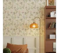 Murgall Falling Flowers Peel and Stick Wallpaper Yellow 44x508cm 1 Roll