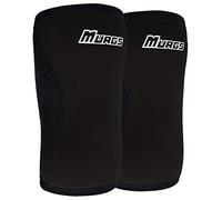 Murgs Knee Sleeves - 3mm Neoprene Knee Support Knee Compression Sleeve | Knee Sleeves Weight Lifting & Running Support | Gym Knee Support for Woman & Men | Knee Wraps for Squats (Small, Black)