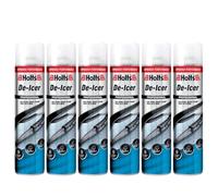 MURIEL BARGAINS Holts Fast Acting De-Icer Spray 600ml - Instant Car Windscreen Ice Remover - Prevents Refreezing - Safe on Glass & Paintwork - Winter Essential (12, 600ml)