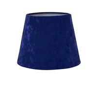 MURIEL BARGAINS Velvet Lampshade 9" Navy - Dual Purpose Light Shade for Ceiling Pendant or Table Lamp - Soft Velvet Finish with Stylish Metallic Inner