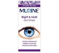 Murine Bright and Moist Eye Drops to whiten eyes as well as hydrating and soothing dry or tired eyes , 15ml