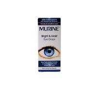 Murine Bright & Moist Eye Drops to Whiten Eyes as Well as Hydrating and Soothing Dry and Sensitive Eyes, 15ml