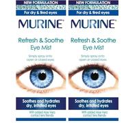 Murine Refresh & Soothe Eye Mist that Soothe, Hydrate and Refresh Dry or Irritated Eyes, New Formulation,10ml (Pack of 2)