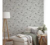Muriva Avery Grey Wallpaper