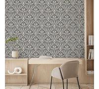 Muriva Bellflower Wallpaper Charccream