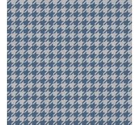 Muriva Blue Houndstooth Metallic Effect Embossed Wallpaper