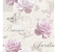 Muriva 127502 Botanical Garden Wallpaper Roll - Pink