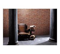 Muriva Bluff Brick Red Wallpaper J30108