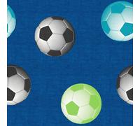 Muriva Catherine Lansfield Football Textured Wallpaper in Blue Muriva Blue