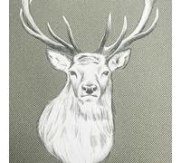 Muriva Catherine Lansfield Stag Sage Wallpaper