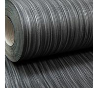 Muriva Charcoal Black Dark Grey Mix Plain Thick Textured Wallpaper Free No Match