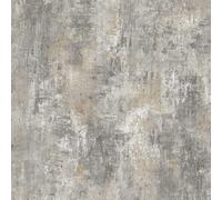 Muriva Cove Wallpaper - Modern Wallpaper for Living Room, Bedroom, Fireplace - Decorative Luxury Wall Paper with Distressed Pattern, Textured Finish & Metallic Detailing (Charcoal)