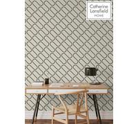 Muriva Cream Geometric 3D Effect Patterned Wallpaper