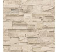 Slate Stone Wallpaper Beige Muriva J274-07